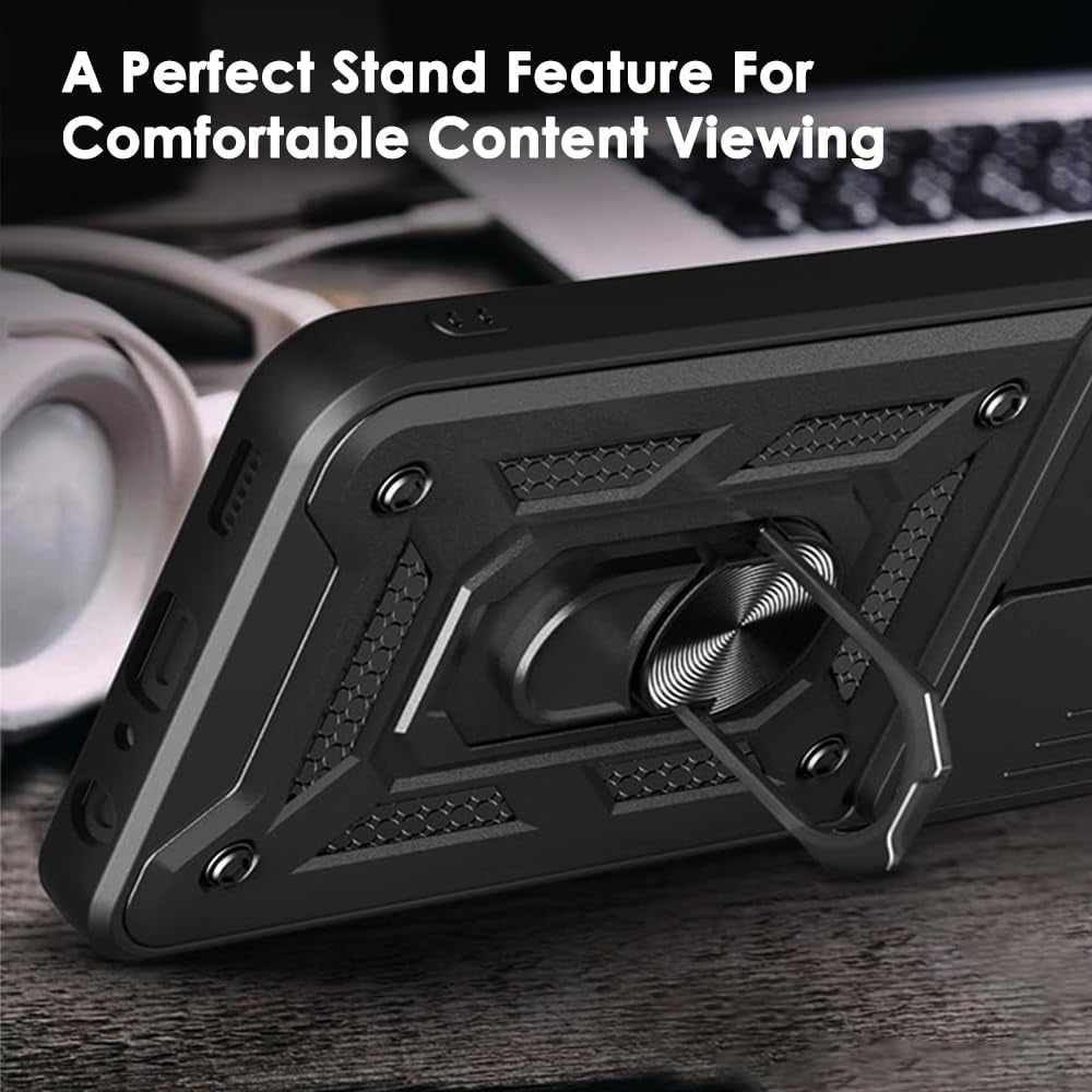 Etui na Oppo Reno14, Techsuit, CamShield, Czarny