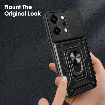 Etui na Oppo Reno14, Techsuit, CamShield, Czarny