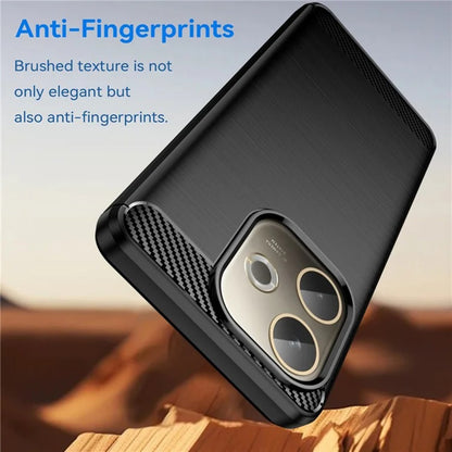 Case for Oppo Reno14, Techsuit, Carbon, Black