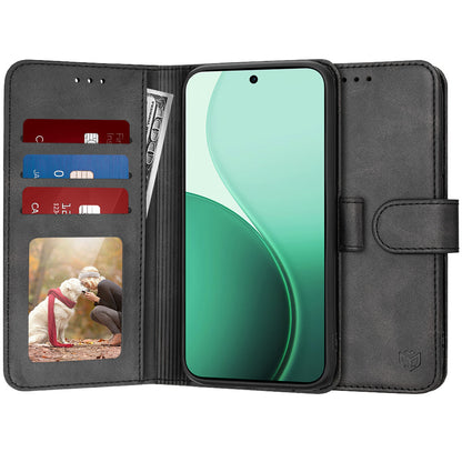 Etui na Oppo Reno14, Techsuit, Diary Book, Czarne