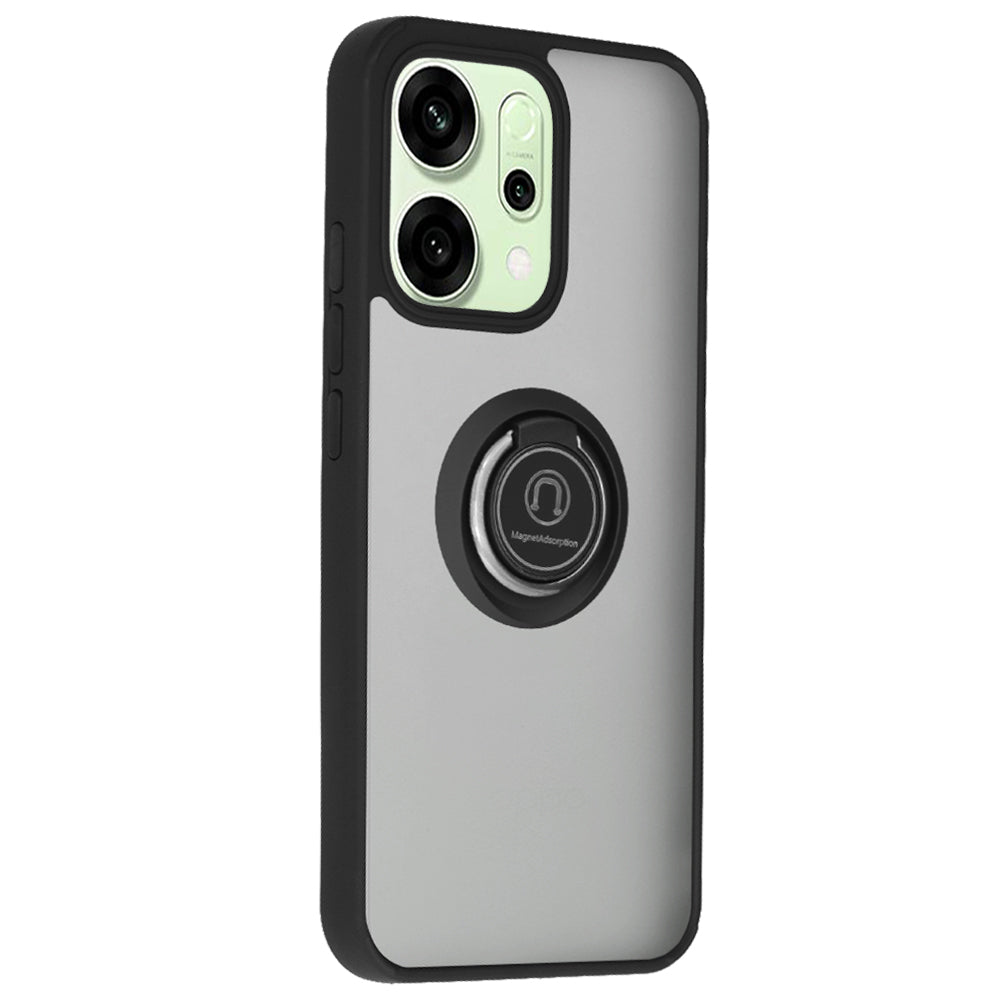 Etui na Oppo Reno14, Techsuit, Glinth, Czarne