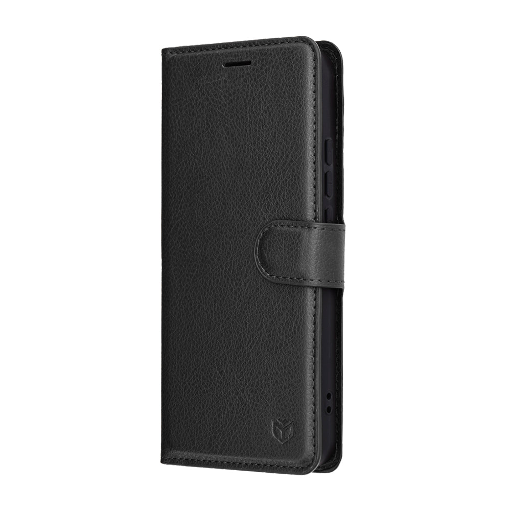 Etui na Oppo Reno14, Techsuit, Leather Folio, Czarne