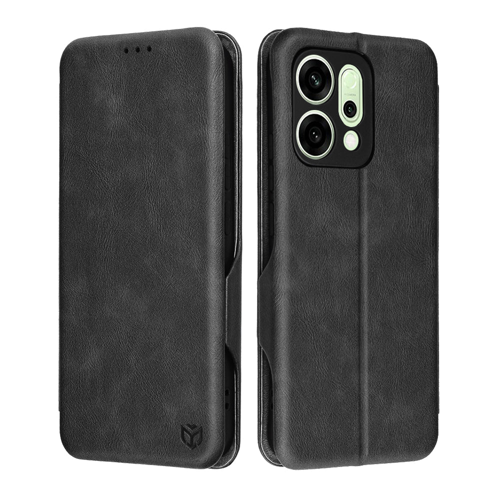 Etui na Oppo Reno14, Techsuit, Safe Wallet Plus, Czarne