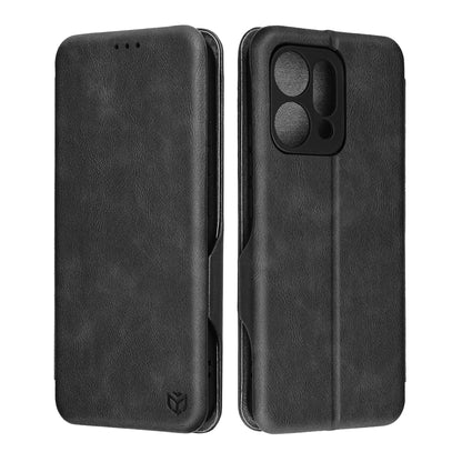 Etui na Oppo Reno14, Techsuit, Safe Wallet Plus, Czarne