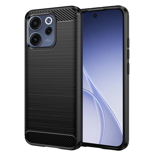 Etui na Oppo Reno15 FS / Reno15 F, Techsuit, Carbon, Czarne