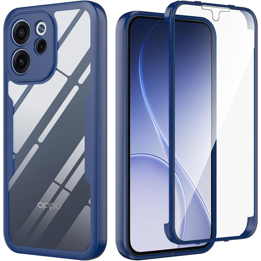 Etui na Oppo Reno15 FS / Reno15 F, Techsuit, ColorVerse 360, Niebieskie