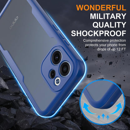Etui na Oppo Reno15 FS / Reno15 F, Techsuit, ColorVerse 360, Niebieskie