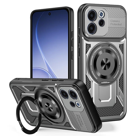 Etui na Oppo Reno15 FS / Reno15 F, Techsuit, RuggedCam, Szary