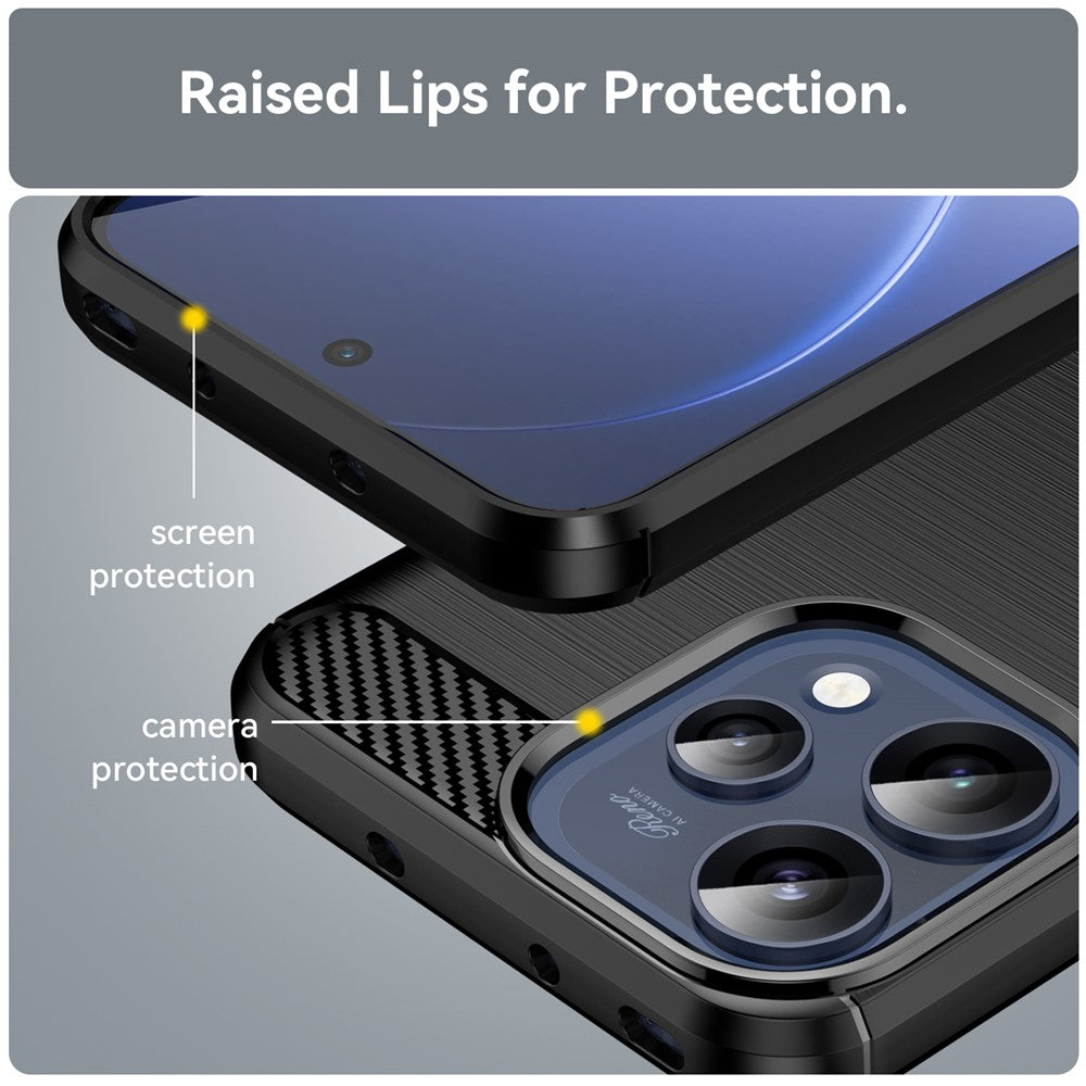 Case for Oppo Reno15, Techsuit, Carbon, Black