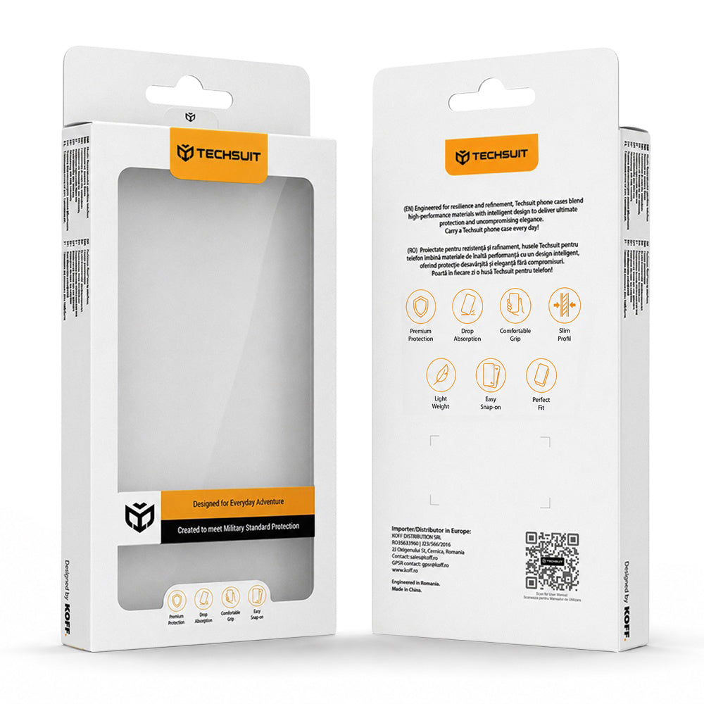 Etui na Oppo Reno16 F / Reno16 FS, Techsuit, CamGuard Pro, czarne