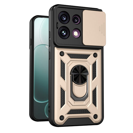 Etui na Oppo Reno16 F / Reno16 FS, Techsuit, CamShield, Złote