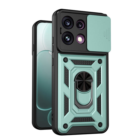 Etui na Oppo Reno16 F / Reno16 FS, Techsuit, CamShield, Zielony