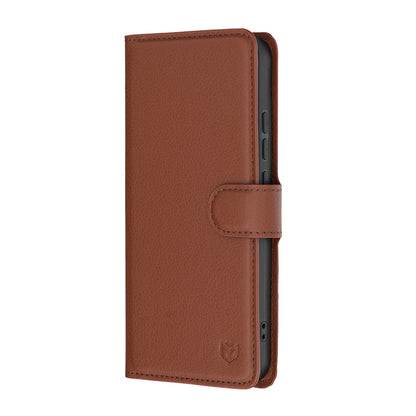 Etui na Oppo Reno16 F / Reno16 FS, Techsuit, Leather Folio, Brązowe