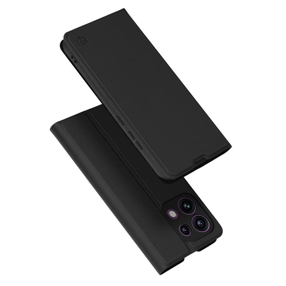 Etui na Oppo Reno16 F / Reno16 FS, Techsuit, Magskin Book, czarne