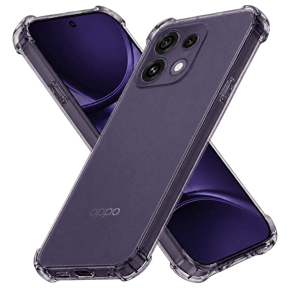 Etui na Oppo Reno16 F / Reno16 FS, Techsuit, Przezroczyste odporne na wstrząsy, Przydymione
