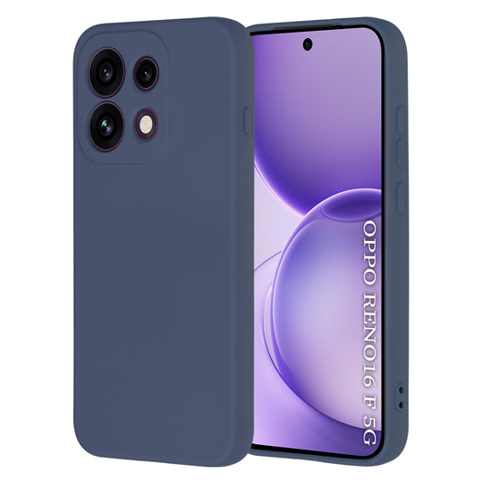 Etui na Oppo Reno16 F / Reno16 FS, Techsuit, SoftFlex, Granatowy