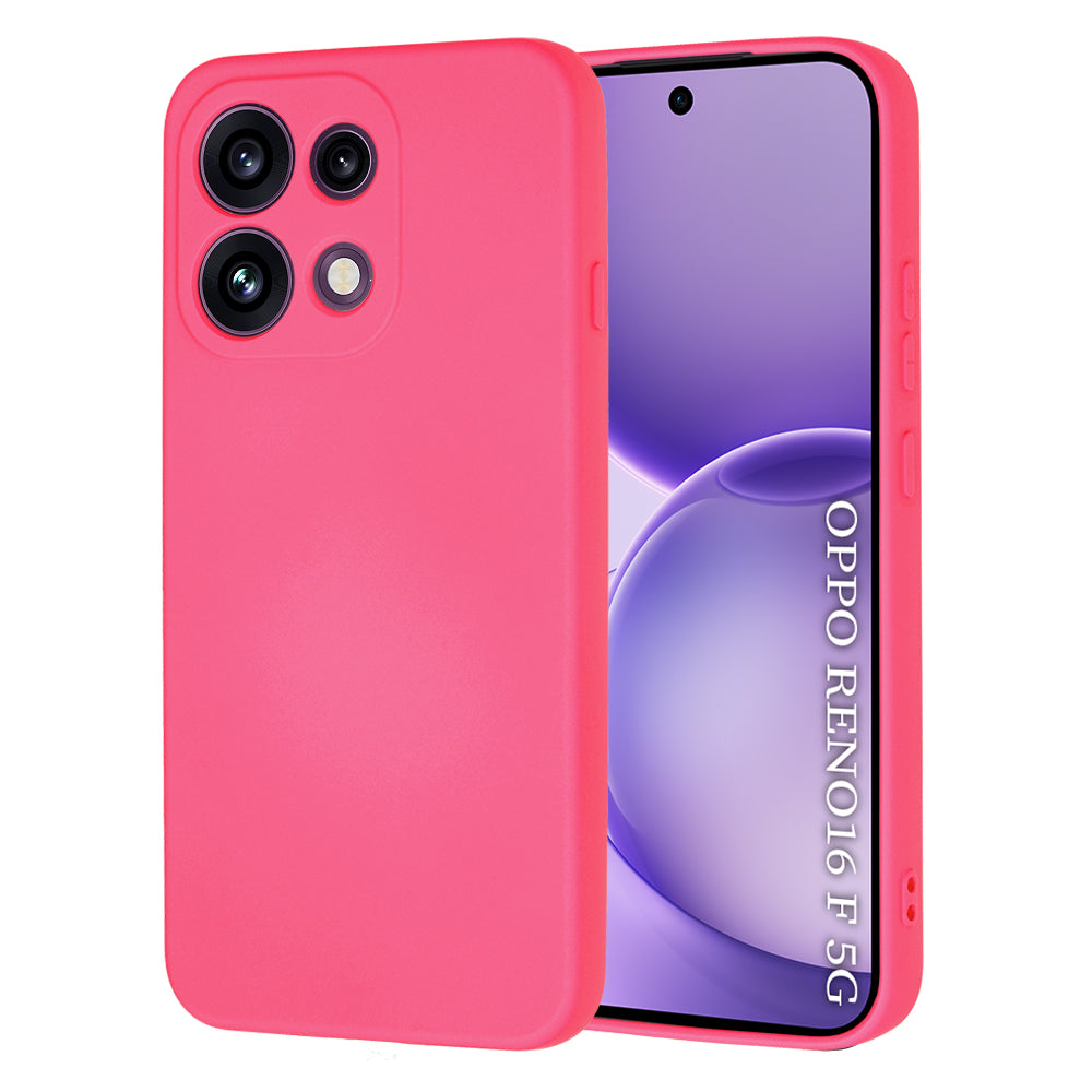 Case for Oppo Reno16 F / Reno16 FS, Techsuit, SoftFlex, Dark Pink