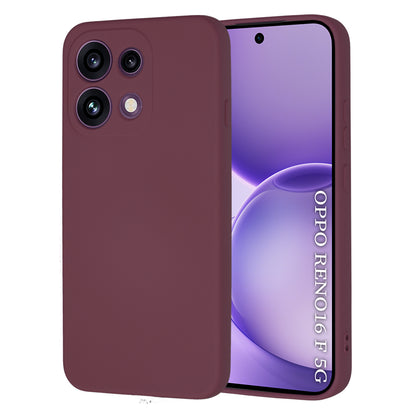 Etui na Oppo Reno16 F / Reno16 FS, Techsuit, SoftFlex, Wiśniowy