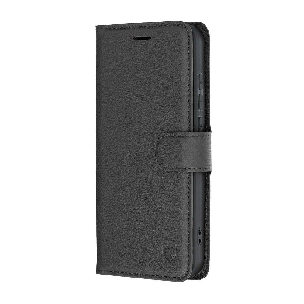 Etui na Oppo Reno16 Pro, Techsuit, Leather Folio, czarne
