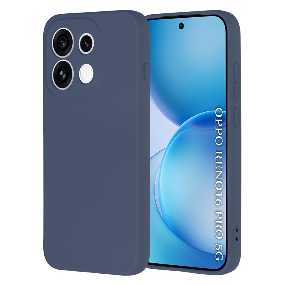 Etui na Oppo Reno16 Pro, Techsuit, SoftFlex, Granatowe