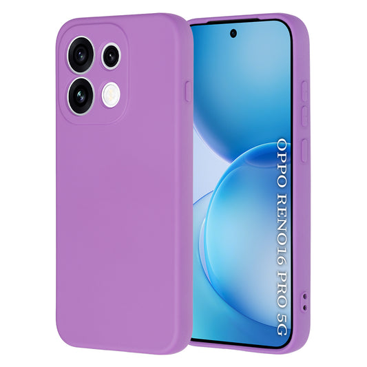 Etui na Oppo Reno16 Pro, Techsuit, SoftFlex, Fioletowy