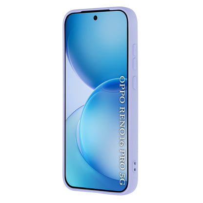 Etui na Oppo Reno16 Pro, Techsuit, SoftFlex, Jasnofioletowe