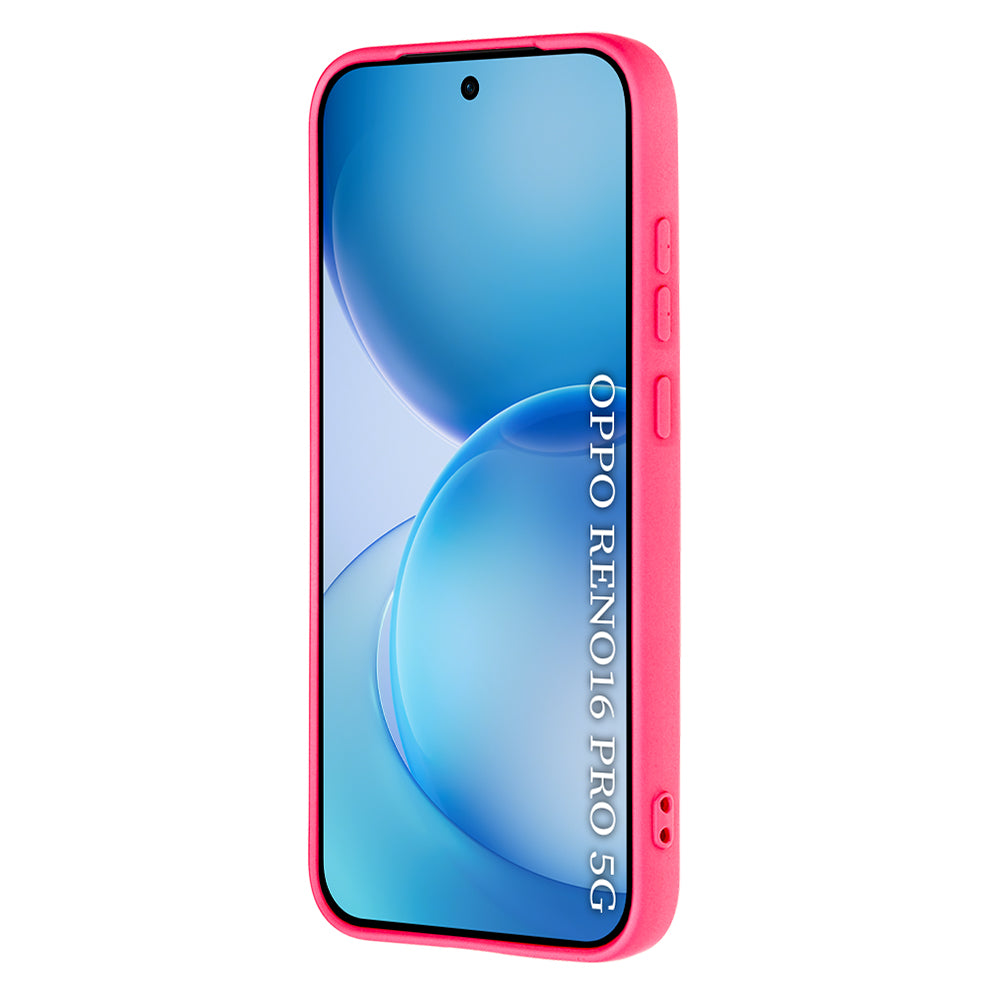 Etui na Oppo Reno16 Pro, Techsuit, SoftFlex, Ciemnoróżowy