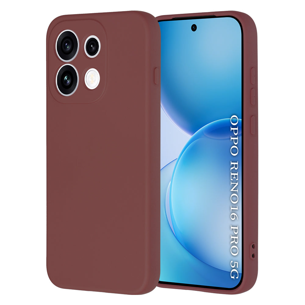 Etui na Oppo Reno16 Pro, Techsuit, SoftFlex, Wiśniowy