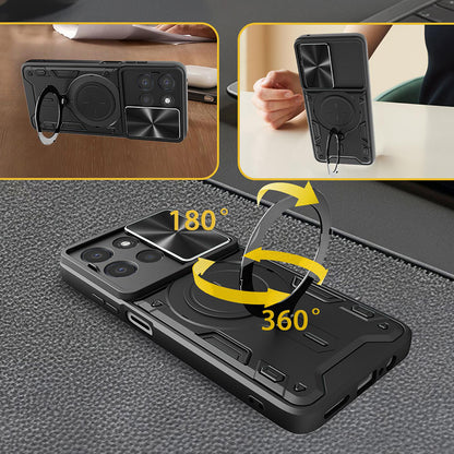 Etui na Oppo Reno16 / Reno16 Pro, Techsuit, CamGuard Pro, Fioletowy