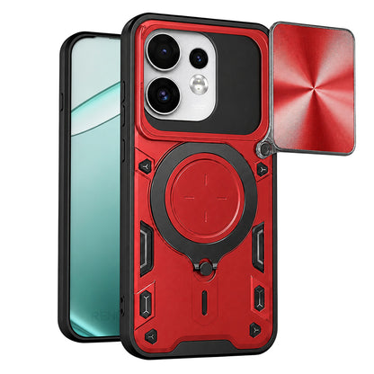 Etui na Oppo Reno16 / Reno16 Pro, Techsuit, CamGuard Pro, Czerwony