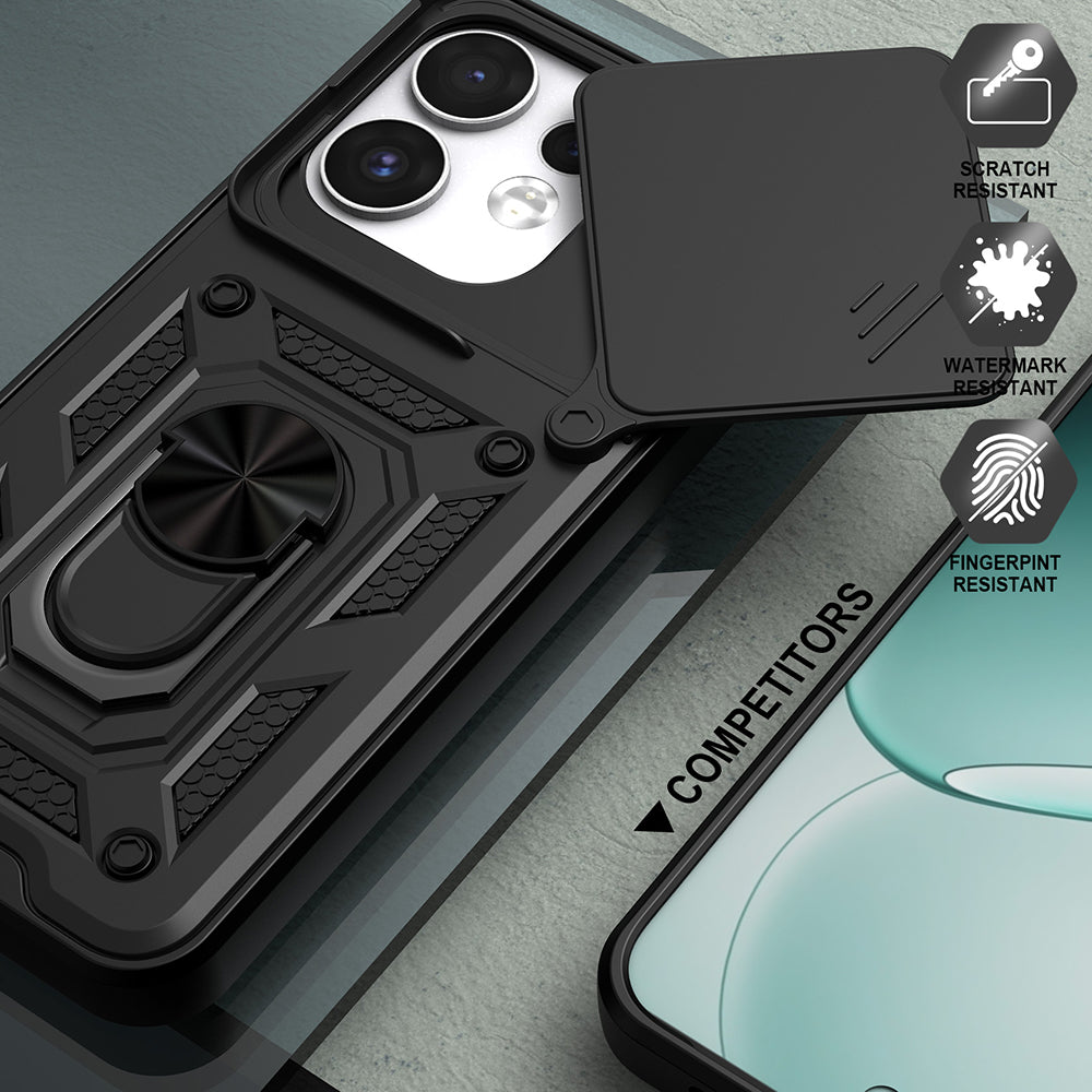 Case for Oppo Reno16 / Reno16 Pro, Techsuit, CamShield, Gold