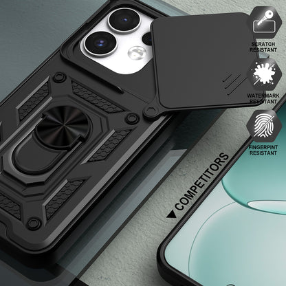 Case for Oppo Reno16 / Reno16 Pro, Techsuit, CamShield, Black