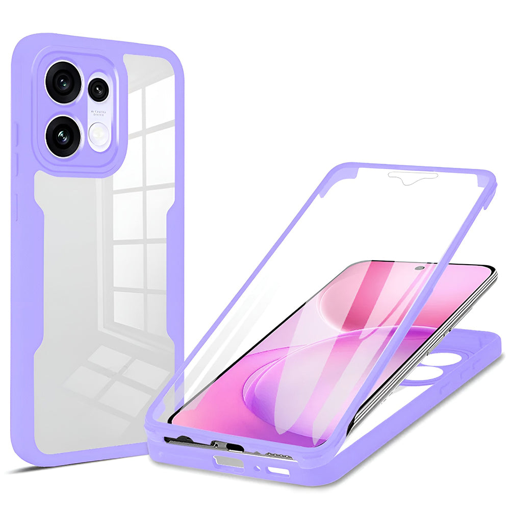Etui na Oppo Reno16 / Reno16 Pro, Techsuit, ColorVerse 360, Fioletowy