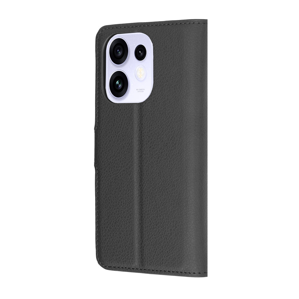 Etui na Oppo Reno16 / Reno16 Pro, Techsuit, Leather Folio, czarne