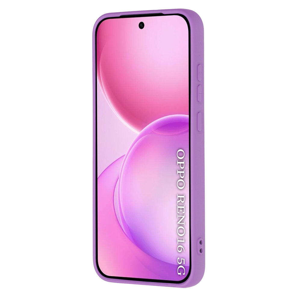 Etui na Oppo Reno16, Techsuit, SoftFlex, Fioletowy