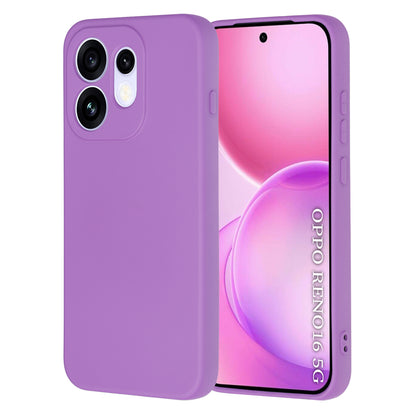 Etui na Oppo Reno16, Techsuit, SoftFlex, Fioletowy