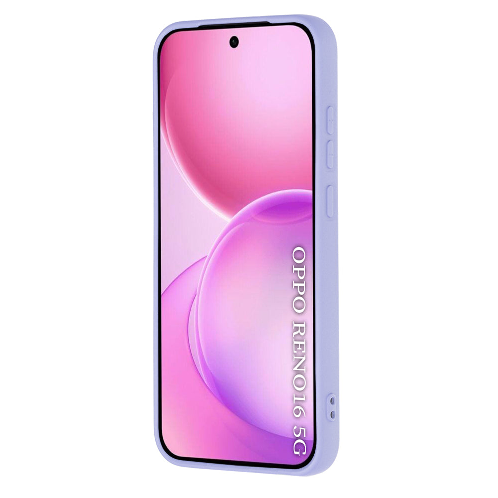 Etui na Oppo Reno16, Techsuit, SoftFlex, Jasnofioletowy