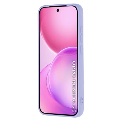Etui na Oppo Reno16, Techsuit, SoftFlex, Jasnofioletowy
