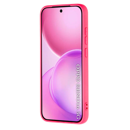 Etui na Oppo Reno16, Techsuit, SoftFlex, Ciemnoróżowy