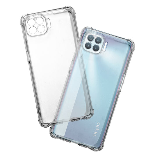 Case for Oppo Reno4 Lite, Techsuit, Shockproof Clear, Transparent