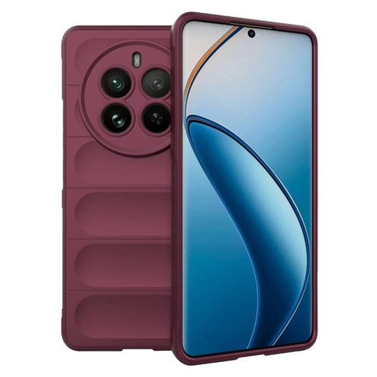 Etui na Realme 12 Pro / 12 Pro+, Techsuit, Magic Shield, Wiśniowy