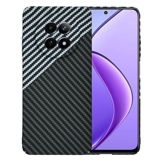 Case for Realme 12x / 12, Techsuit, Carbonite FiberShell, Black Gray