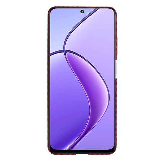 Etui na Realme 12x / 12, Techsuit, Carbonite FiberShell, Czerwony