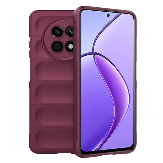 Etui na Realme 12x / 12, Techsuit, Magic Shield, Wiśniowy