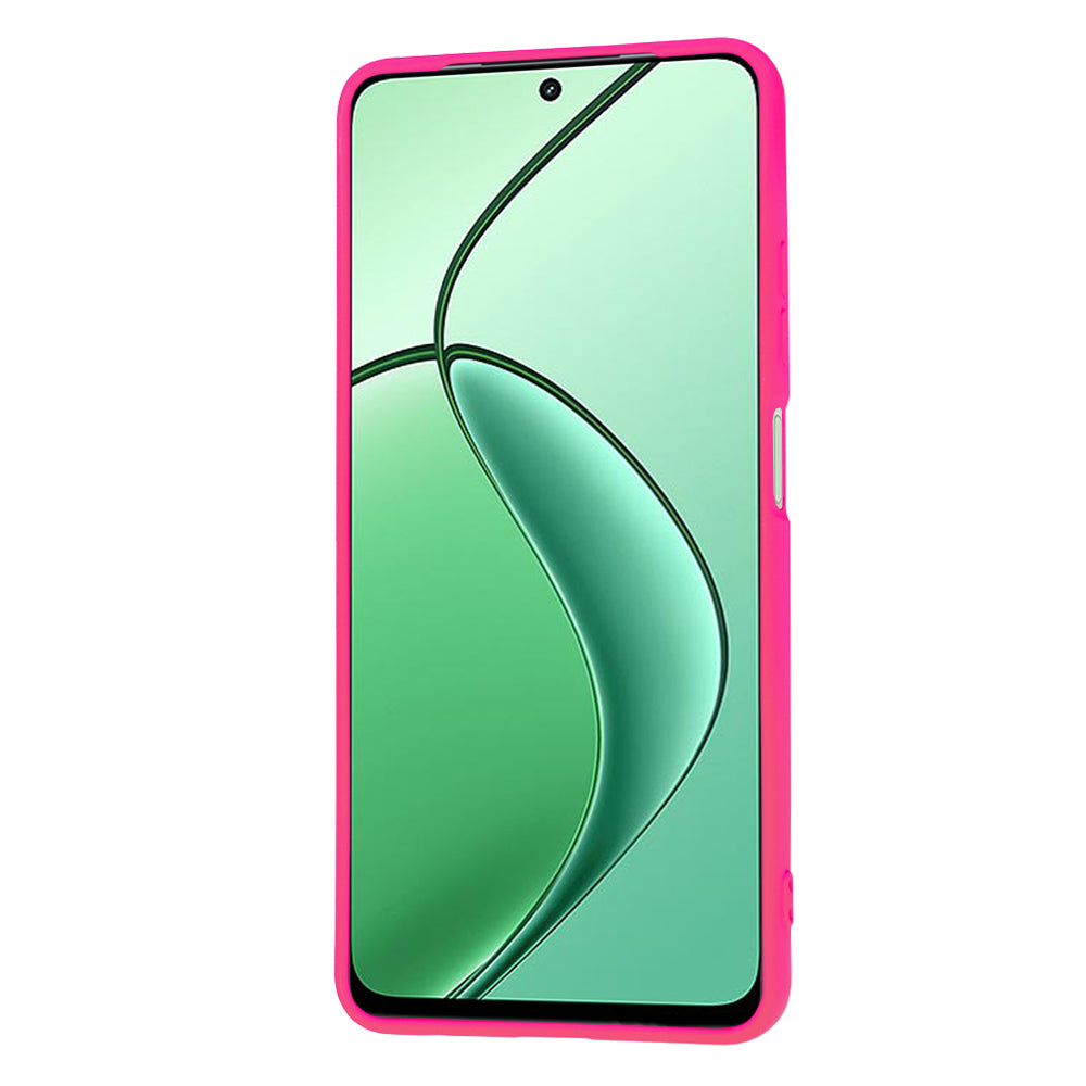 Case for Realme 12x / 12, Techsuit, SoftFlex, Dark Pink