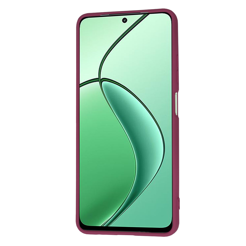 Case for Realme 12x / 12, Techsuit, SoftFlex, Burgundy