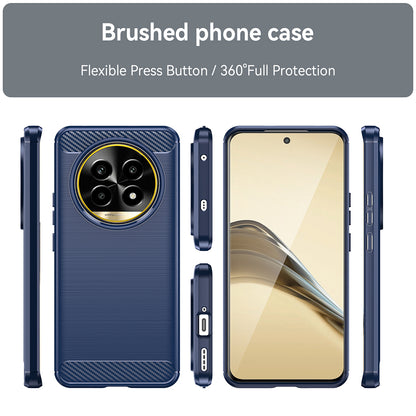 Etui na Realme 13 Pro / 13 Pro+, Techsuit, Carbon, Niebieskie