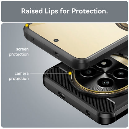 Etui do Realme 13 Pro / 13 Pro+, Techsuit, Carbon, Czarny