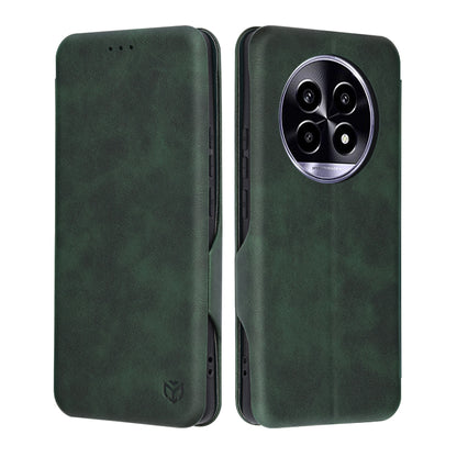 Case for Realme 13 Pro / 13 Pro+, Techsuit, Safe Wallet Plus, Green