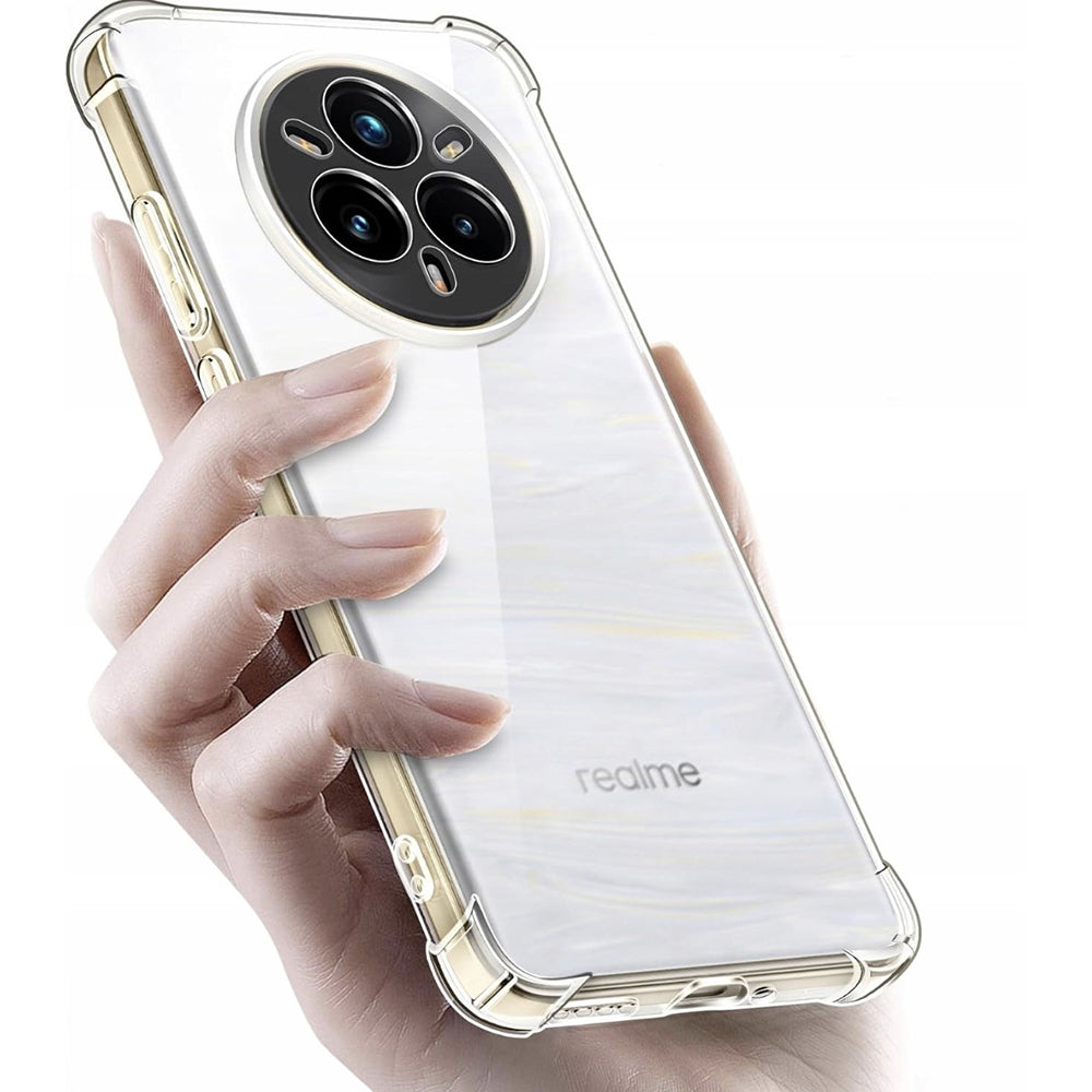 Case for Realme 14 Pro+, Techsuit, Shockproof Clear, Transparent